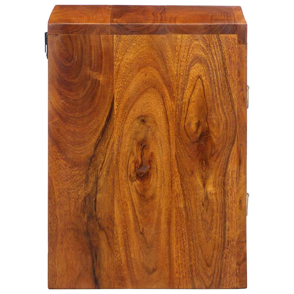 Nachttisch 2 pcs Braun 35 x 30 x 40 cm Akazie Massivholz
