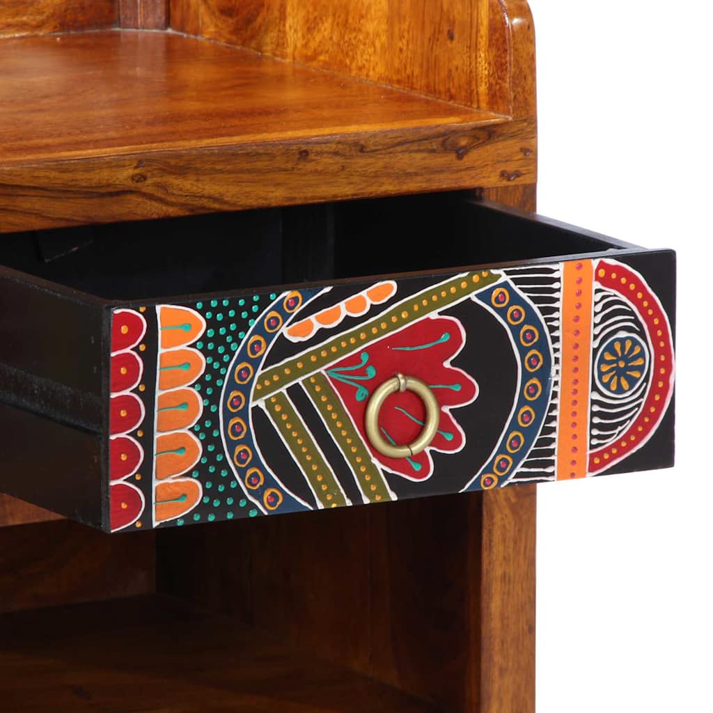Schuhbank Mehrfarbig 100 x 35 x 45 cm Akazie Massivholz