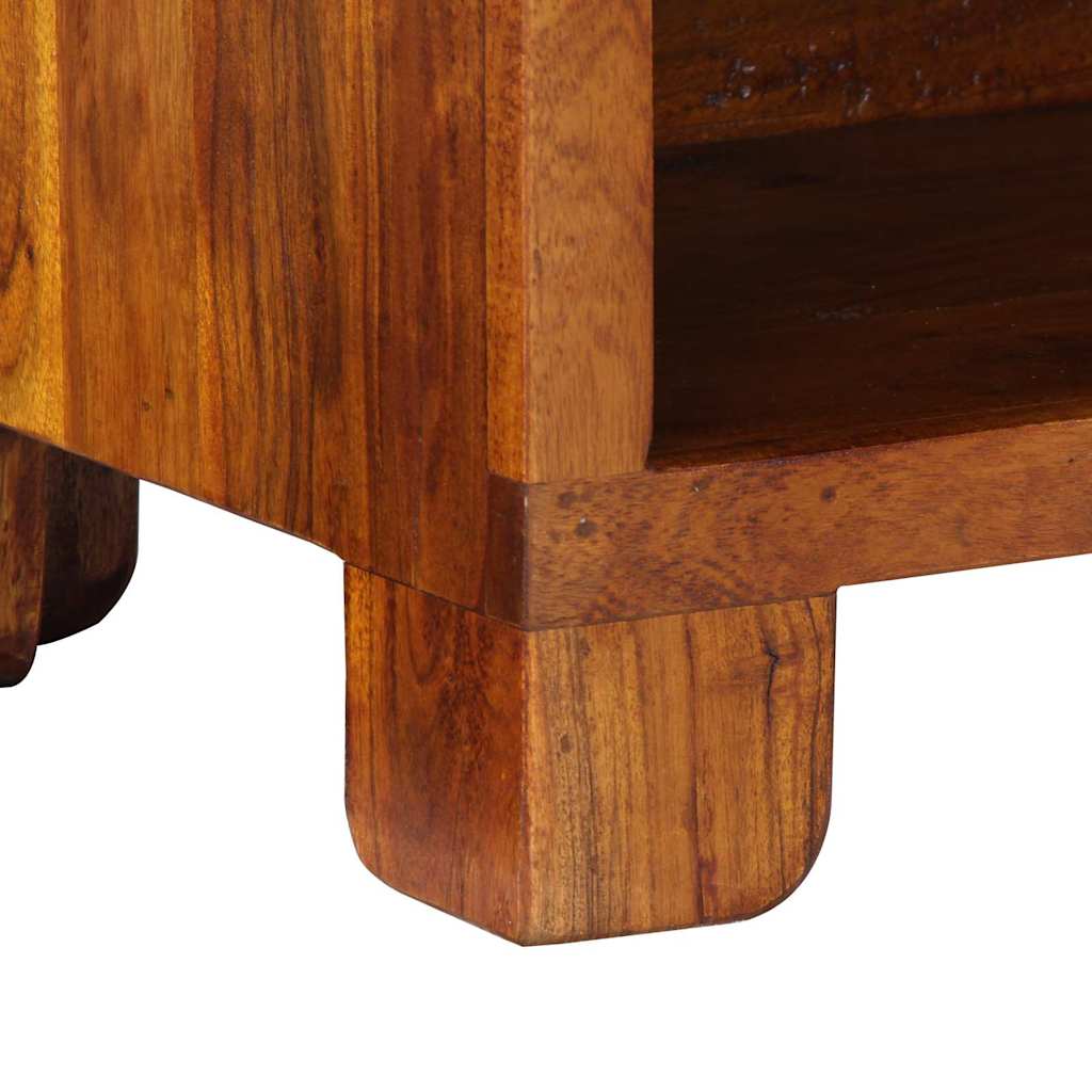 Schuhbank Mehrfarbig 100 x 35 x 45 cm Akazie Massivholz