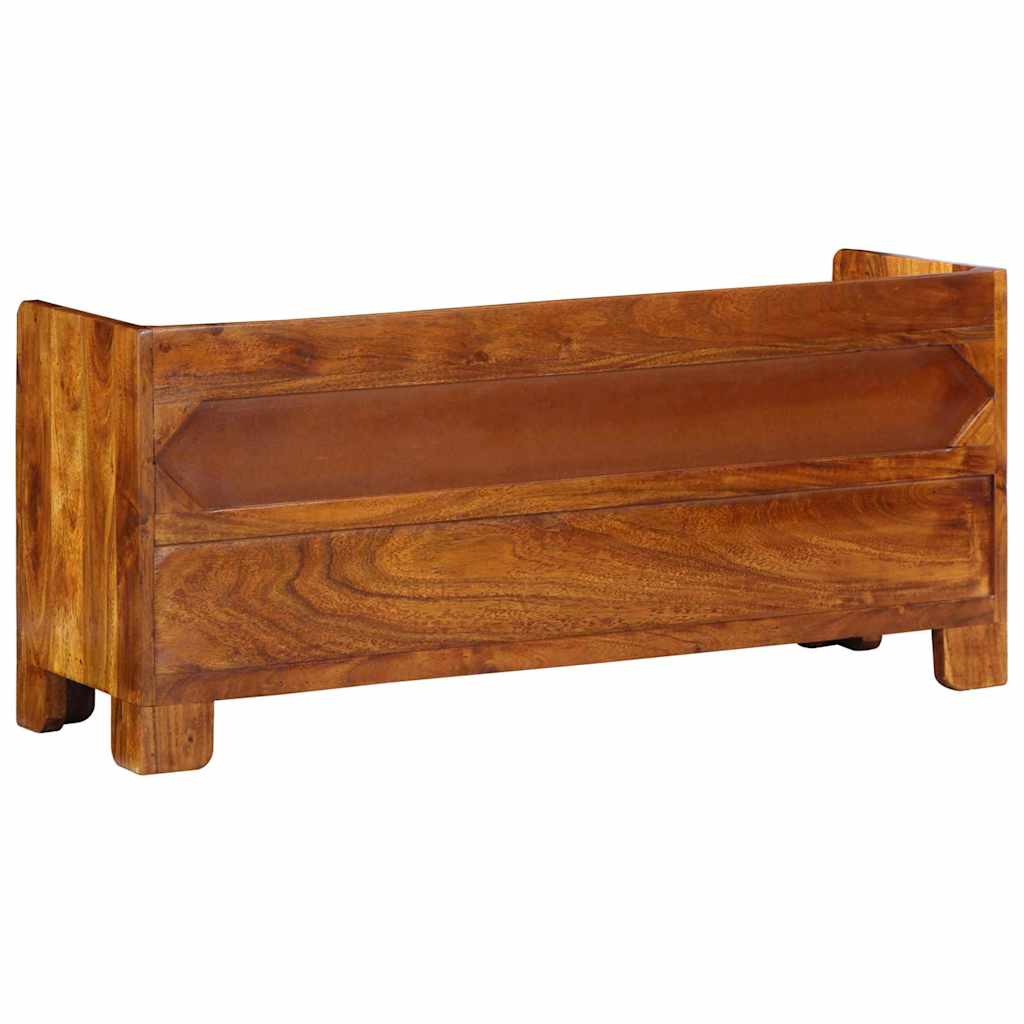 Schuhbank Mehrfarbig 100 x 35 x 45 cm Akazie Massivholz