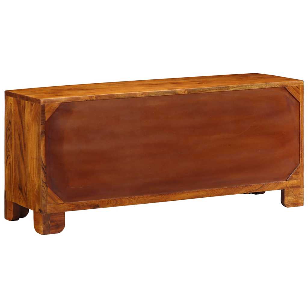 Schuhbank Mehrfarbig 100 x 35 x 45 cm Akazie Massivholz
