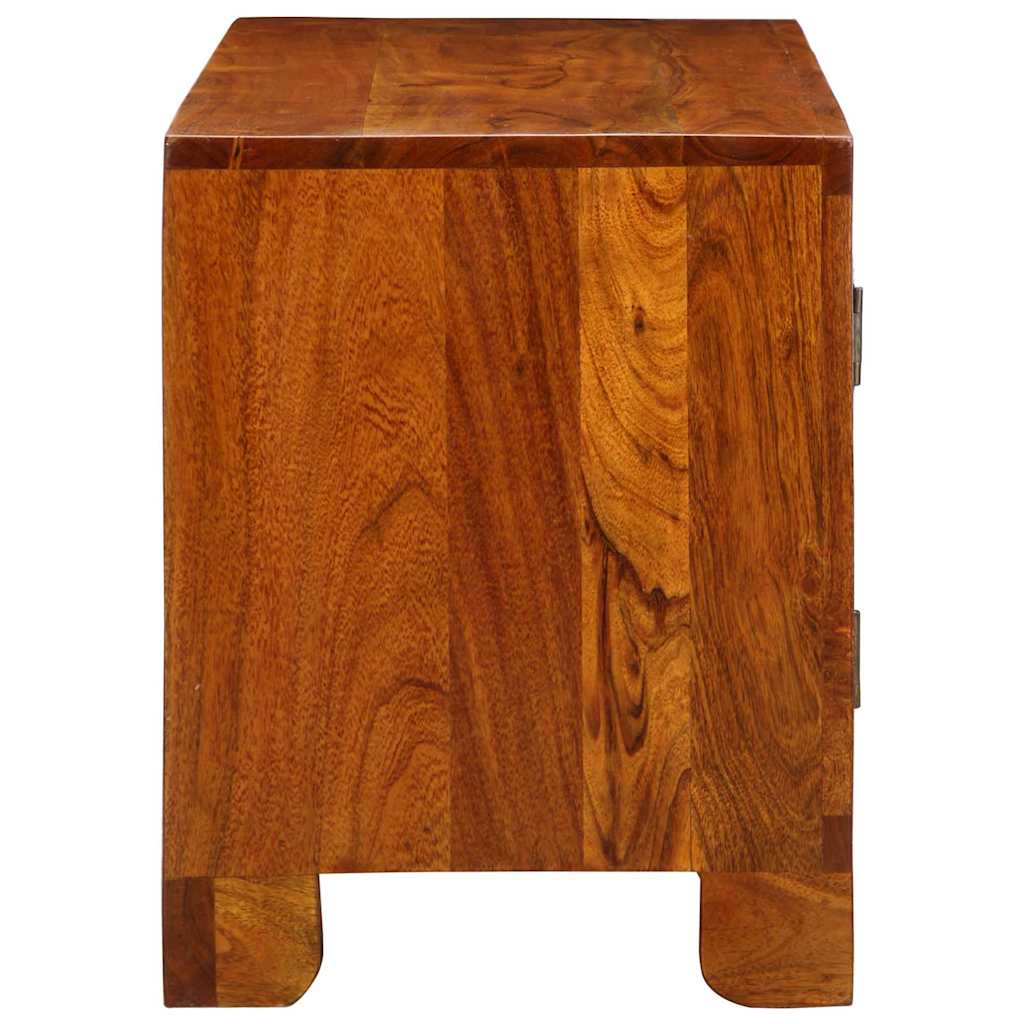 Schuhbank Mehrfarbig 100 x 35 x 45 cm Akazie Massivholz