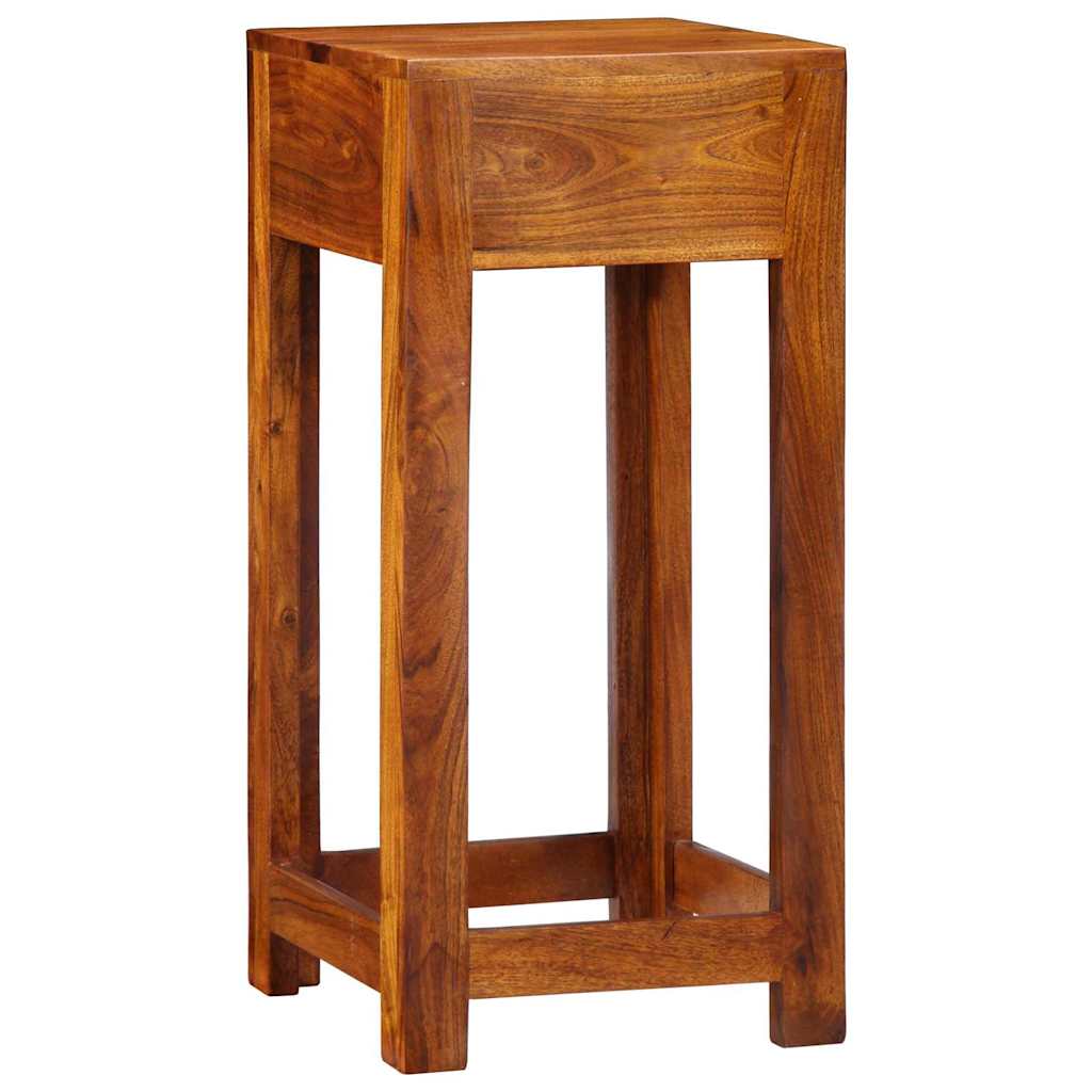 Telefontisch Braun 35 x 35 x 75 cm Massivholz Akazie
