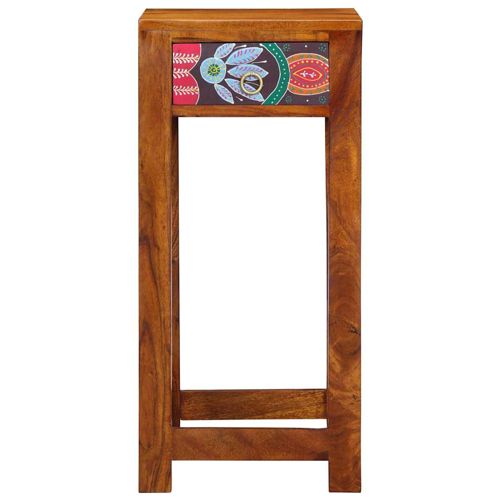 Telefontisch Braun 35 x 35 x 75 cm Massivholz Akazie