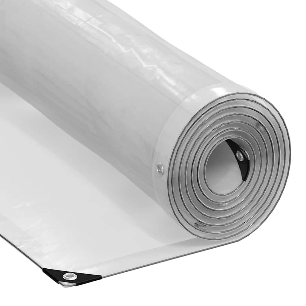 Transparente Plane mit Ösen 4x6 m Polyethylen