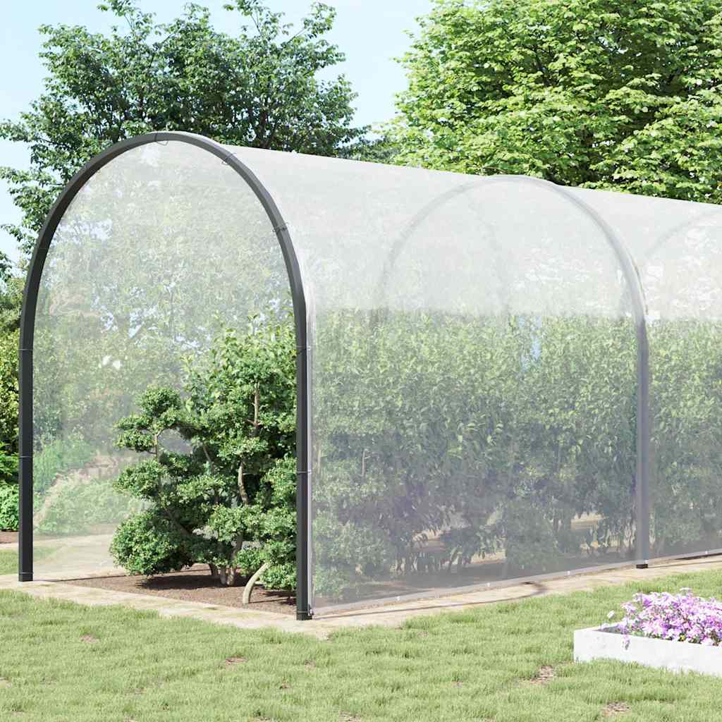 Transparente Plane mit Ösen 12x12 m Polyethylen