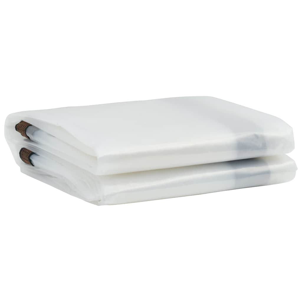 Transparente Plane mit Ösen 2x10 m Polyethylen