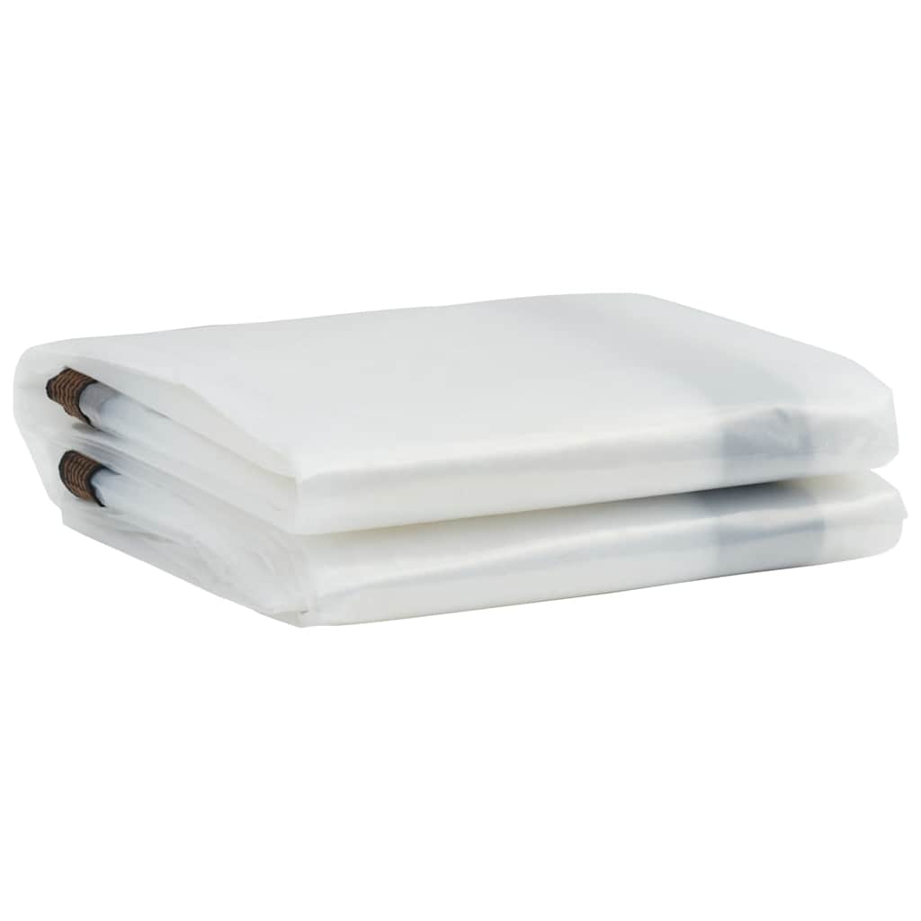 Transparent tarpaulin with eyelets 3x5 m polyethylene