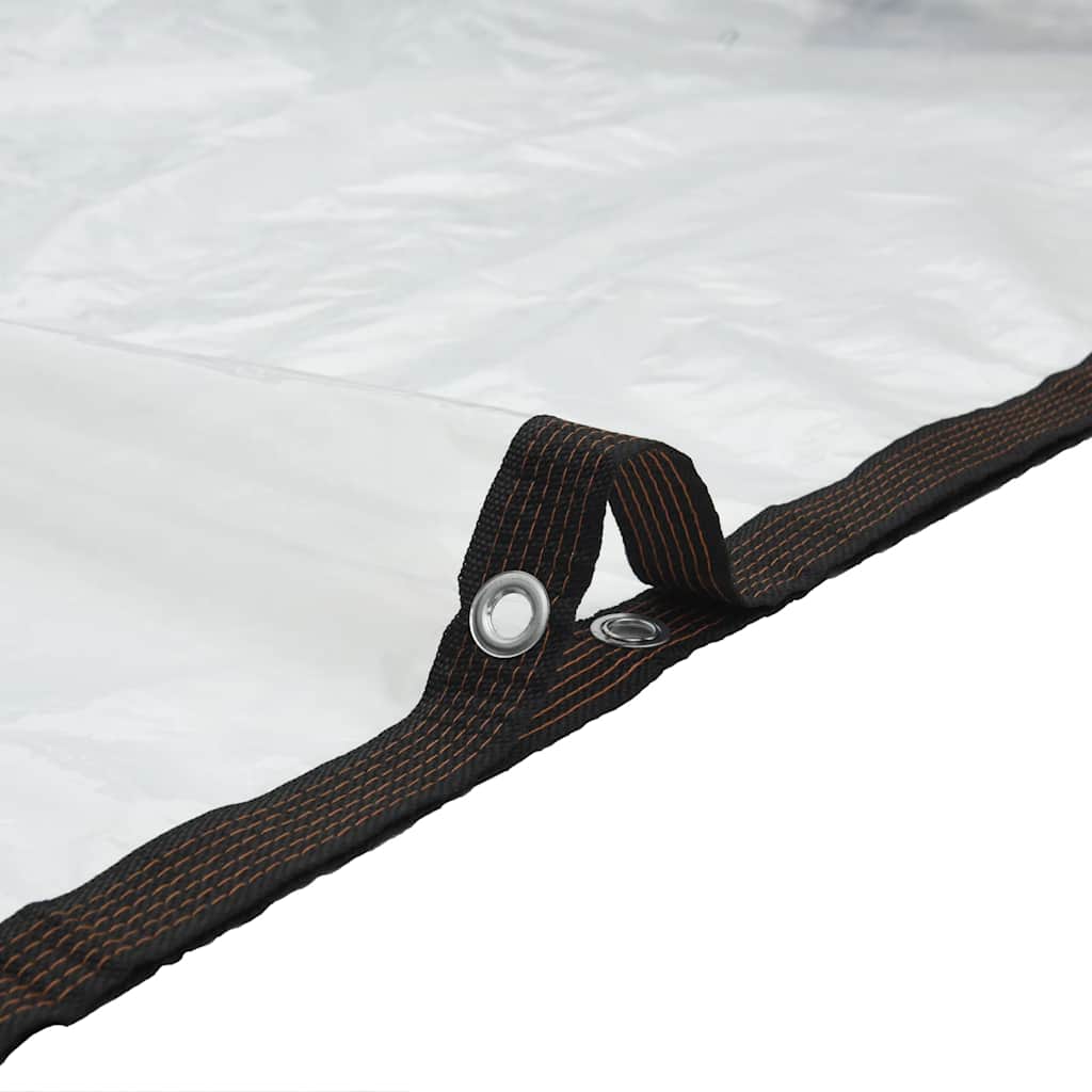 Transparente Plane mit Ösen 10x10 m Polyethylen