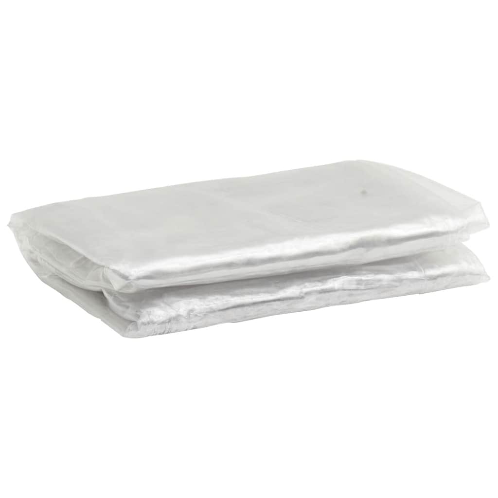 Transparent tarpaulin with eyelets 1x2 m PVC