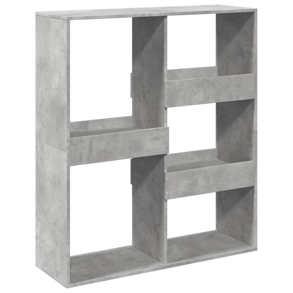 Bookshelf/Room Divider Concrete Grey 100x33x115 cm