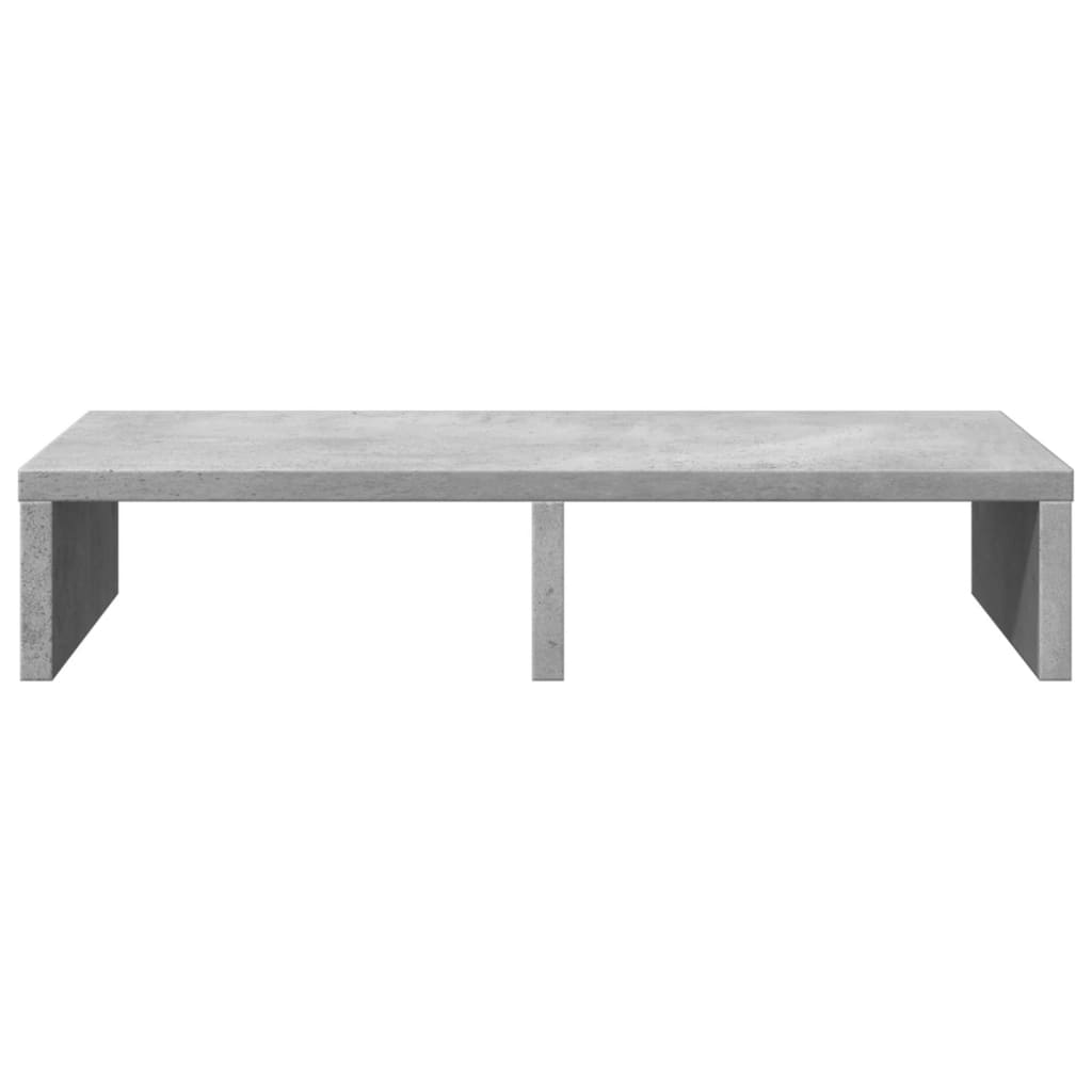Monitorständer Betongrau 50x27x10 cm Holzwerkstoff