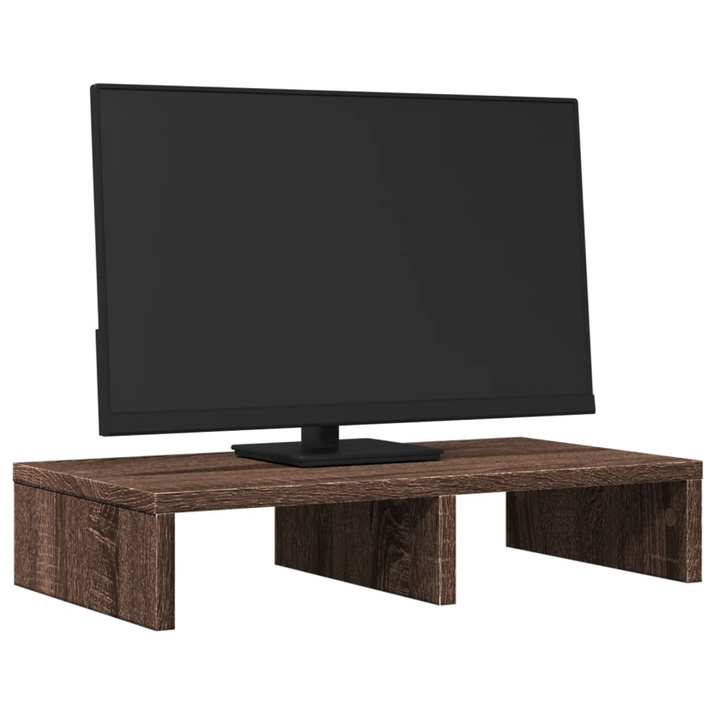 Monitorständer Eichen-Optik 50x27x10 cm Holzwerkstoff