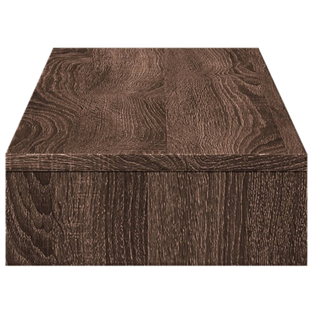 Monitorständer Braun Eichen-Optik 100x27x10 cm Holzwerkstoff