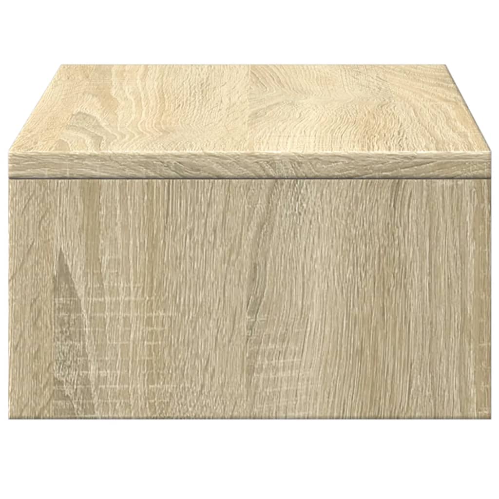 Monitor stand with drawers Sonoma oak 50x27x15 cm