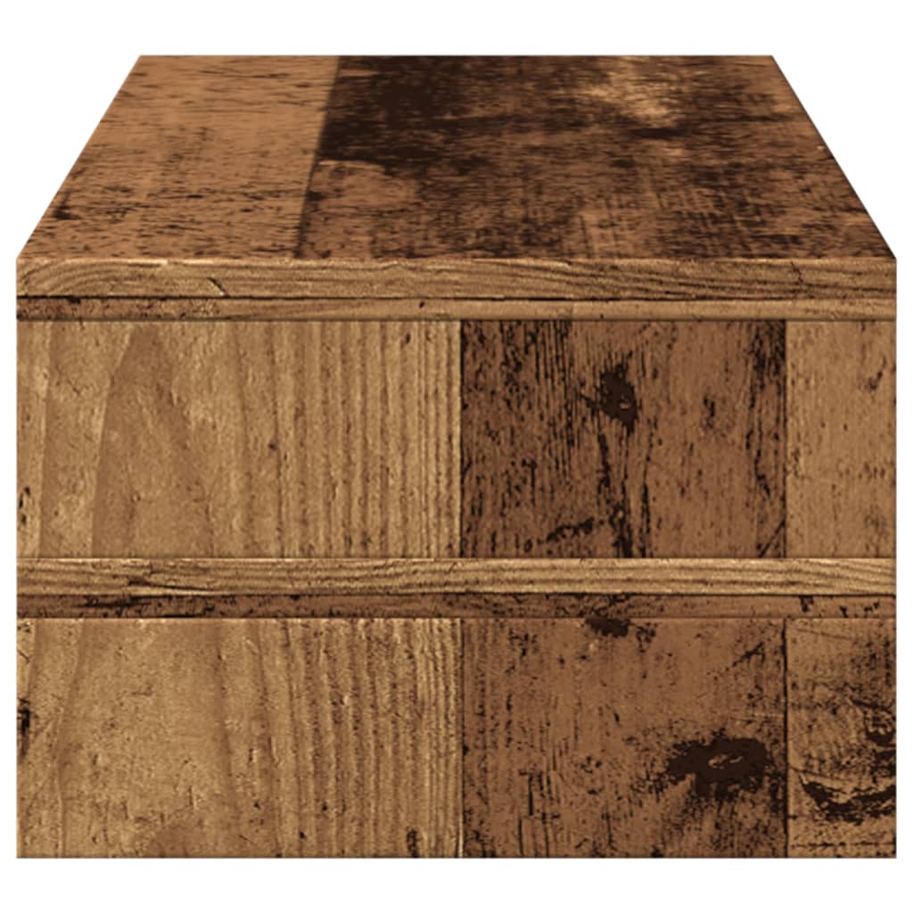 Monitorständer Altholz-Optik 54x22x15 cm Holzwerkstoff