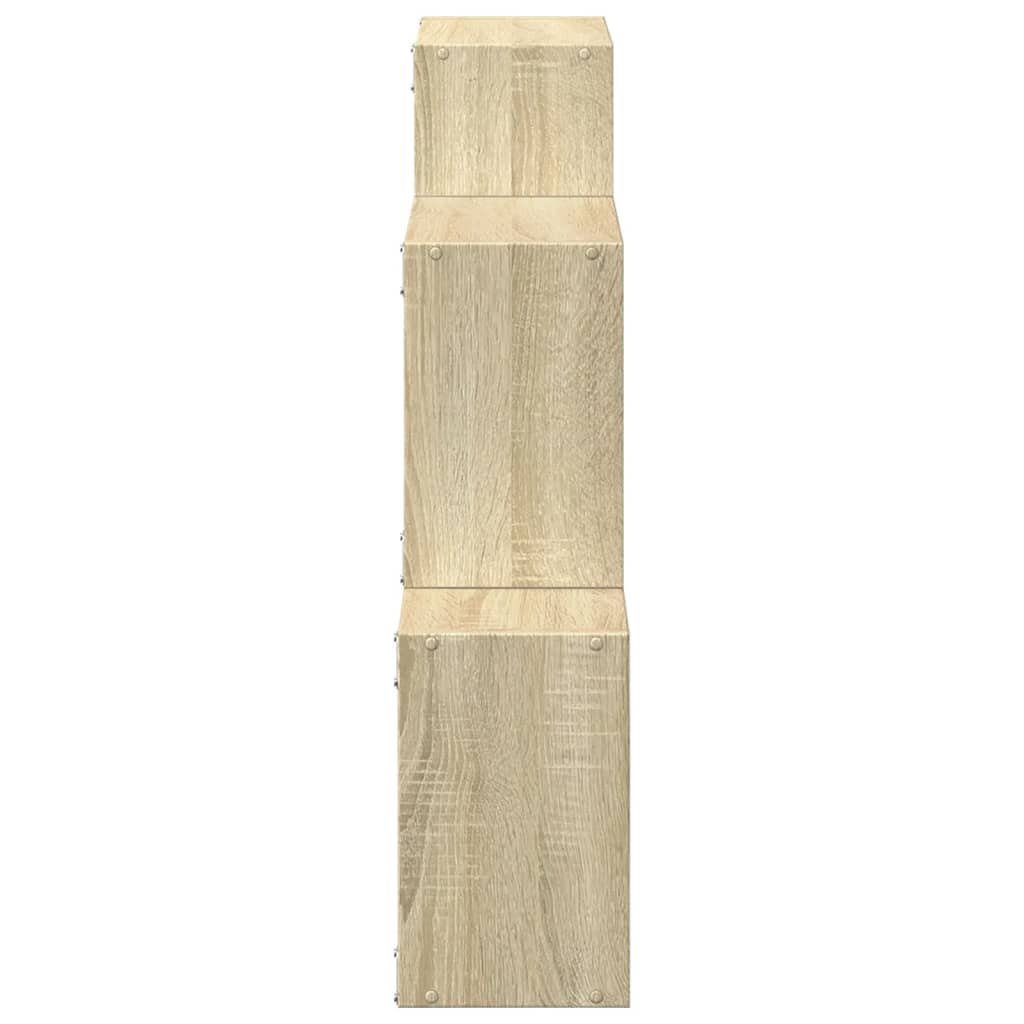 Wall cabinet 78x18x71 cm Sonoma oak wood material