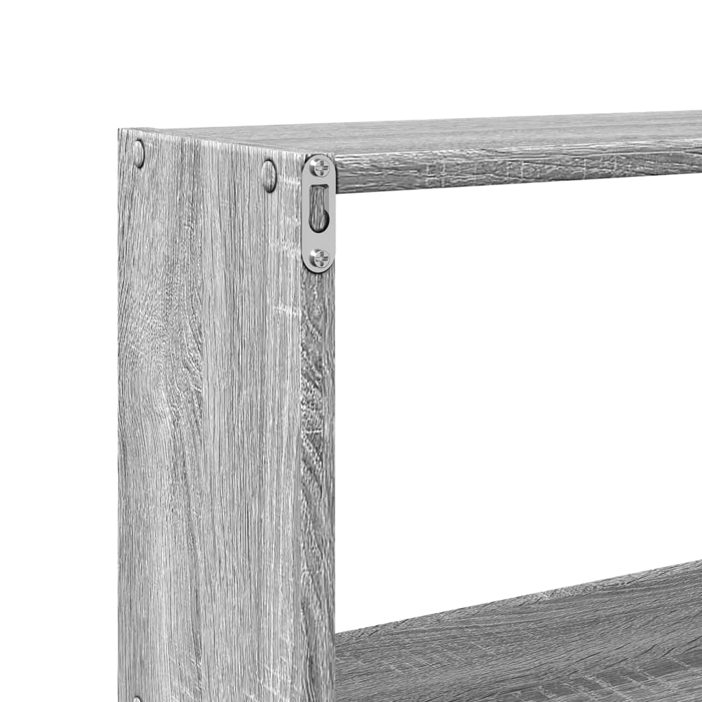 Wall Cabinet 158x18x53 cm Grey Sonoma Wood Material