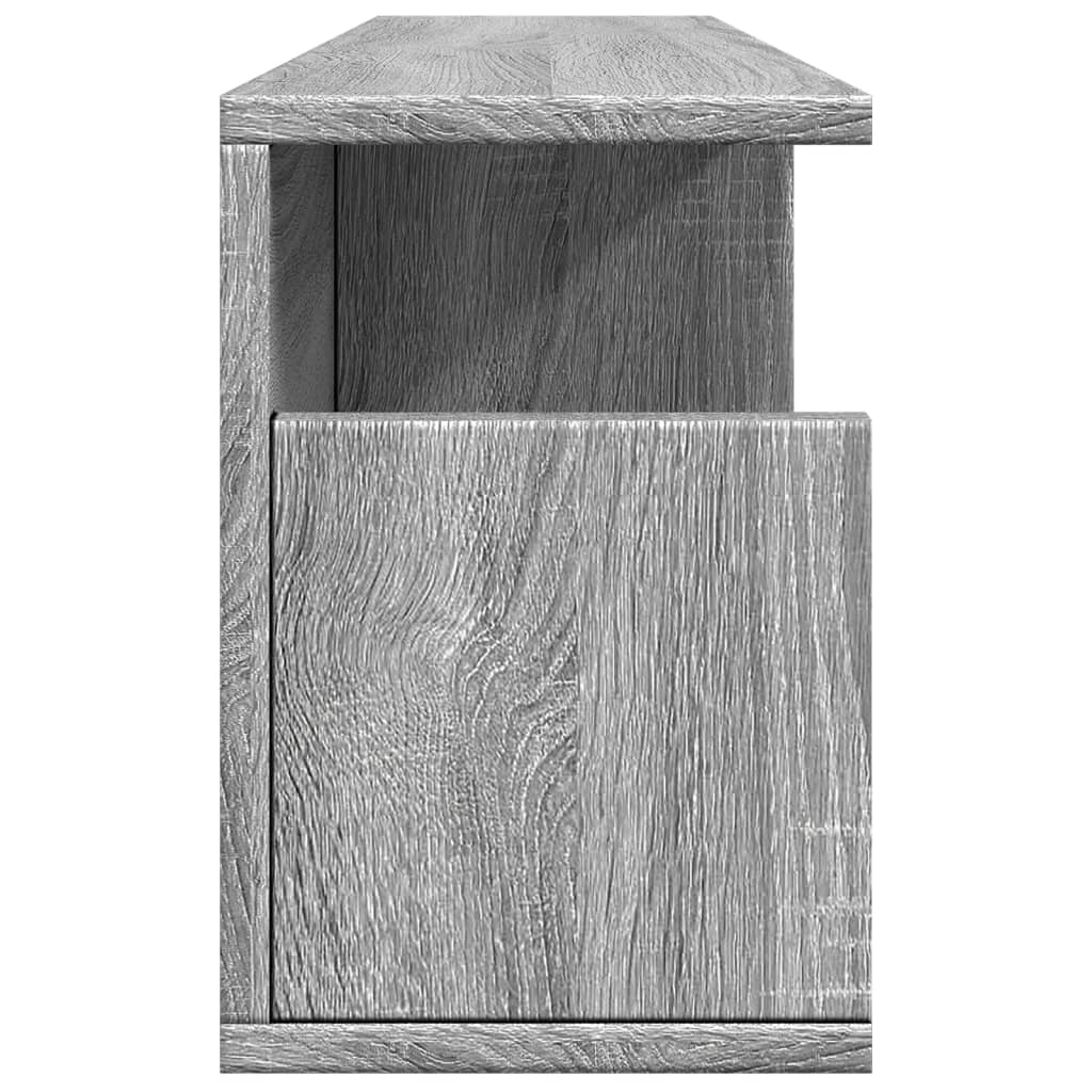 Wall Cabinet 80x20x30 cm Grey Sonoma Wood Material