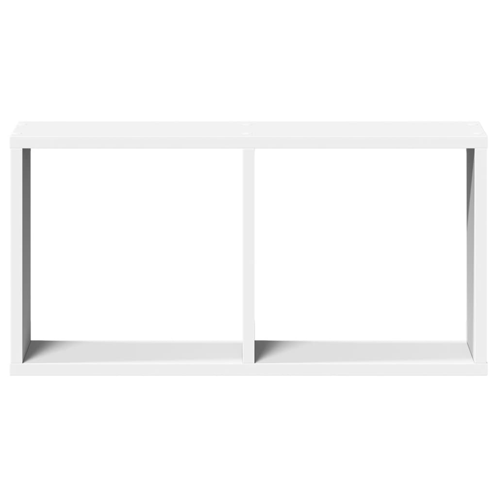 Wall Cabinet 60x16x30 cm White Wood Material