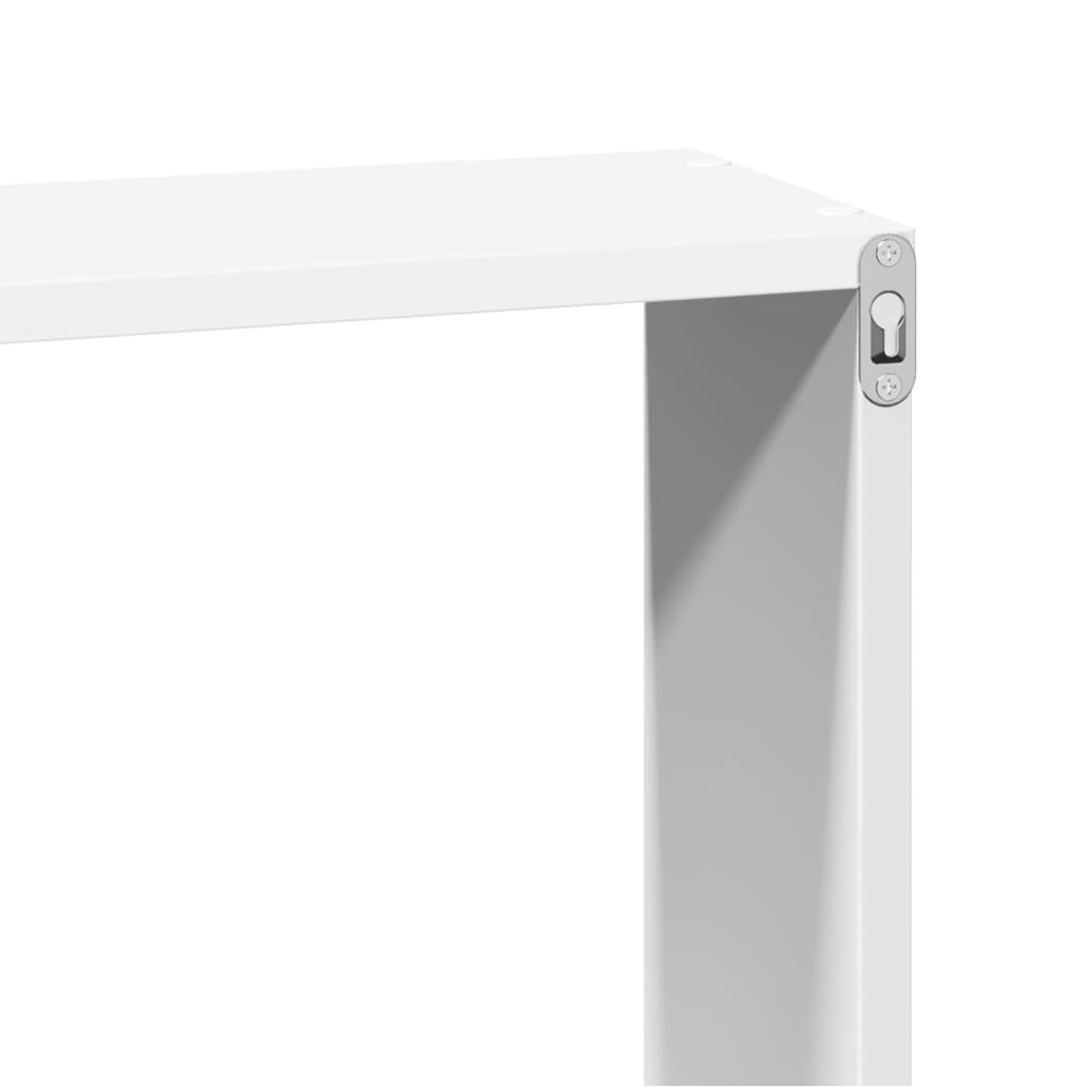 Wall Cabinet 60x16x30 cm White Wood Material