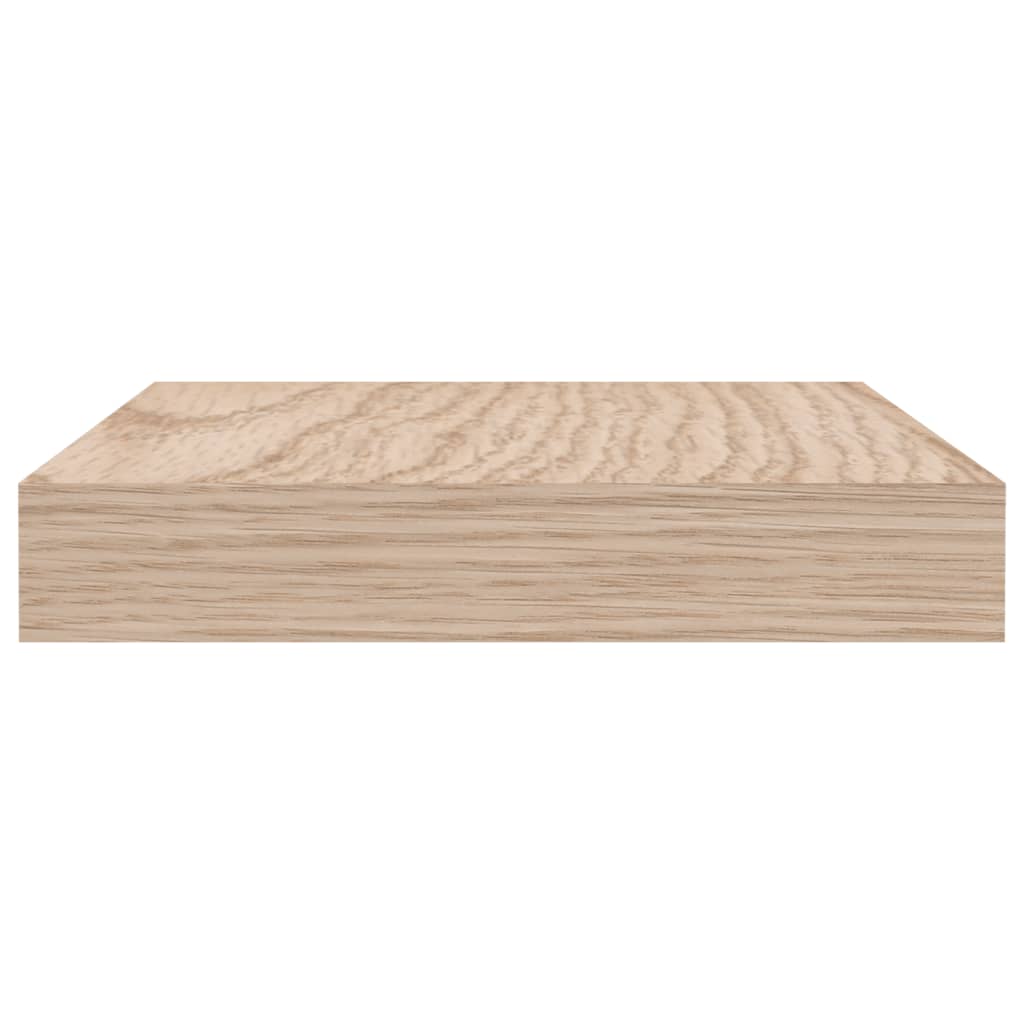 Floating shelves 2 pcs. 60x23.5x4 cm wood material