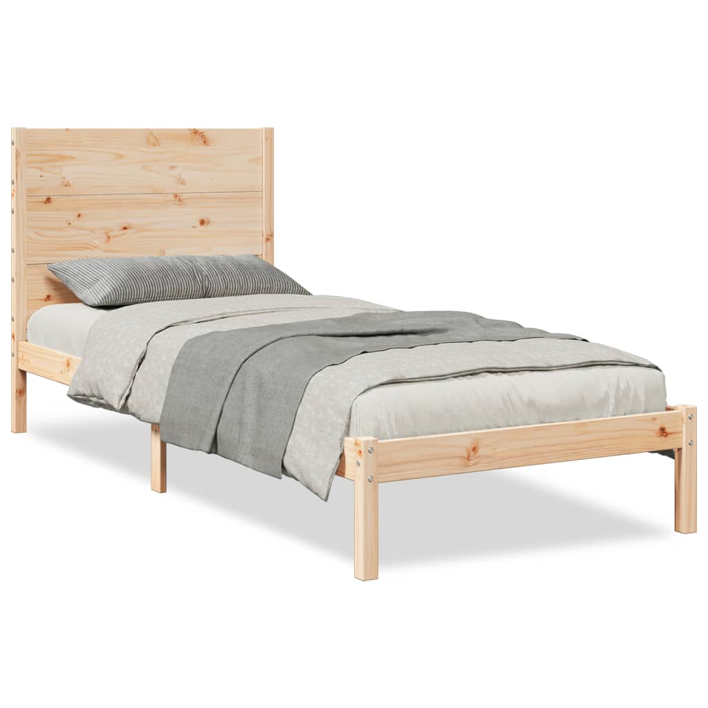 Massivholzbett Extra Lang ohne Matratze 100x210 cm