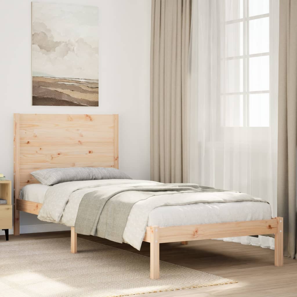 Massivholzbett Extra Lang ohne Matratze 100x210 cm