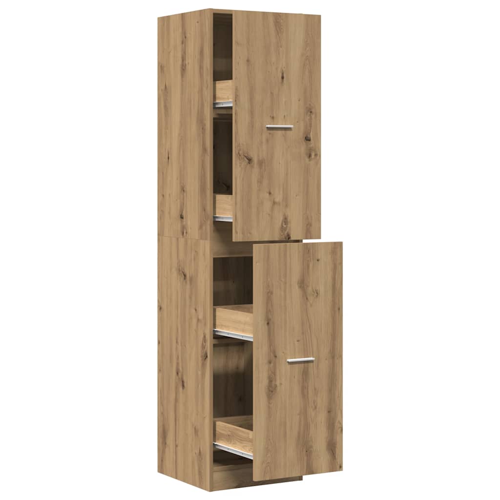 Apothekerschrank Artisan-Eiche 40x41x174,5 cm Holzwerkstoff