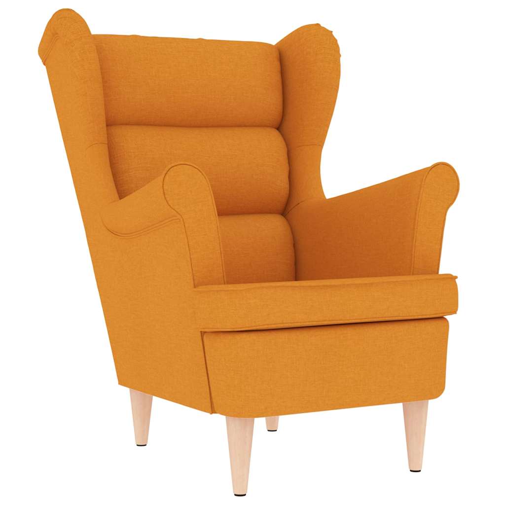 Sessel Dunkelgelb 74x84x100 cm Stoff
