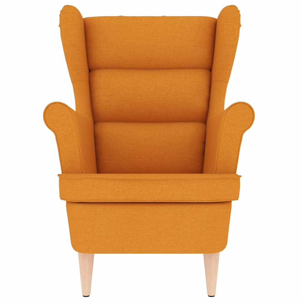 Sessel Dunkelgelb 74x84x100 cm Stoff