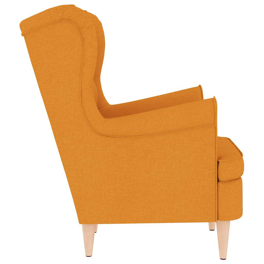 Sessel Dunkelgelb 74x84x100 cm Stoff
