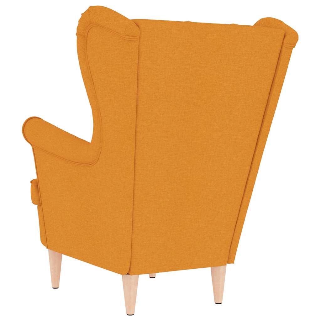 Sessel Dunkelgelb 74x84x100 cm Stoff