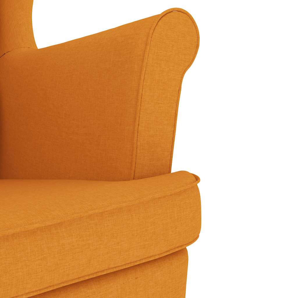 Sessel Dunkelgelb 74x84x100 cm Stoff