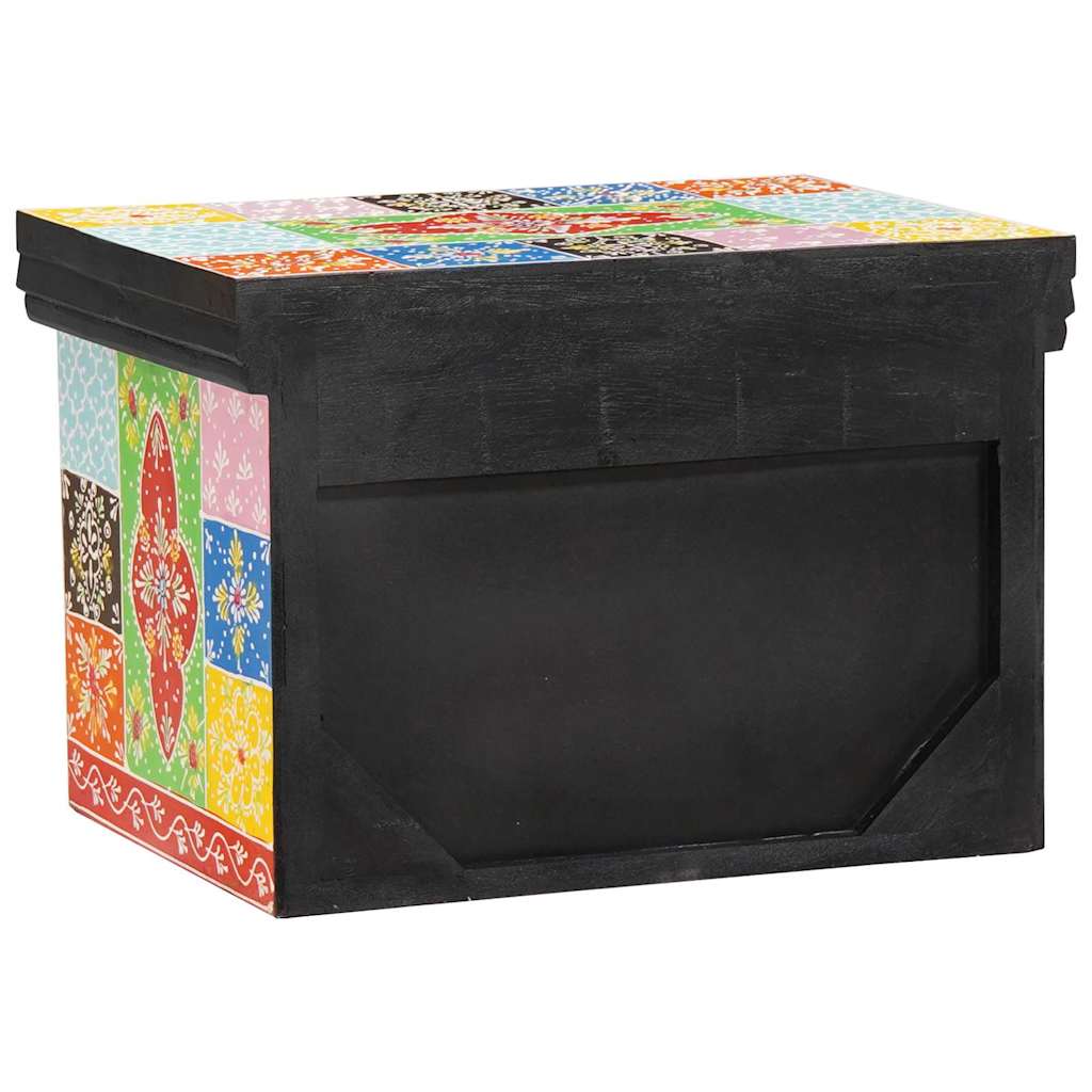 Nachttisch 2 pcs Mehrfarbig 40 x 30 x 28 cm Massivholz Mango