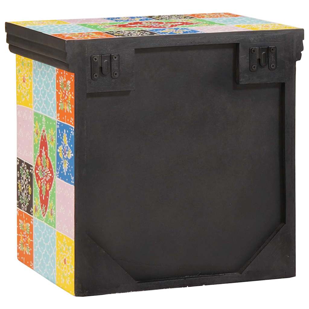 Nachttisch Mehrfarbig 40 x 30 x 40 cm Massivholz Mango