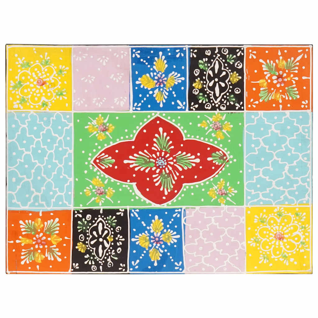 Nachttisch Mehrfarbig 40 x 30 x 40 cm Massivholz Mango