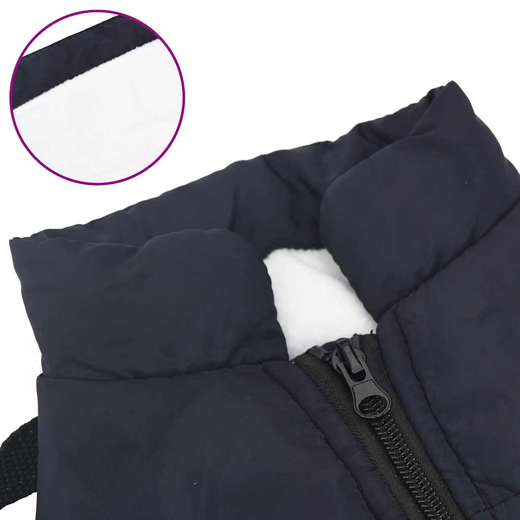 Hundemantel Geschirr Wasserdicht Reflektierend Marineblau L40