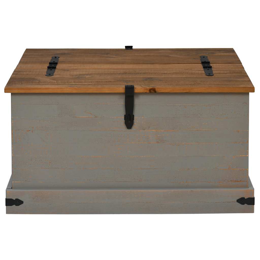 Chest HALDEN Grey 91x91x47 cm Solid Pine