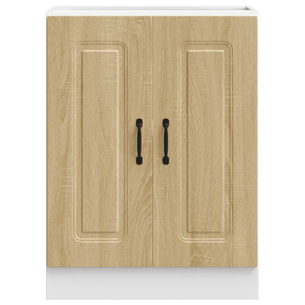 Sink base cabinet Kalmar Sonoma oak 60x46x81.5 cm
