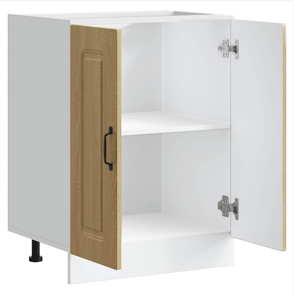 Sink base cabinet Kalmar Sonoma oak 60x46x81.5 cm
