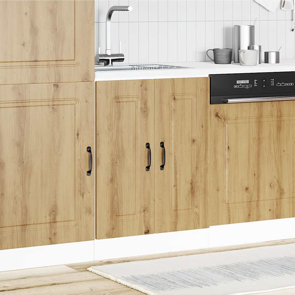 Sink base cabinet Kalmar Artisan oak 60x46x81.5 cm