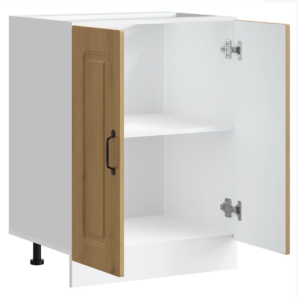 Sink base cabinet Kalmar Artisan oak 60x46x81.5 cm