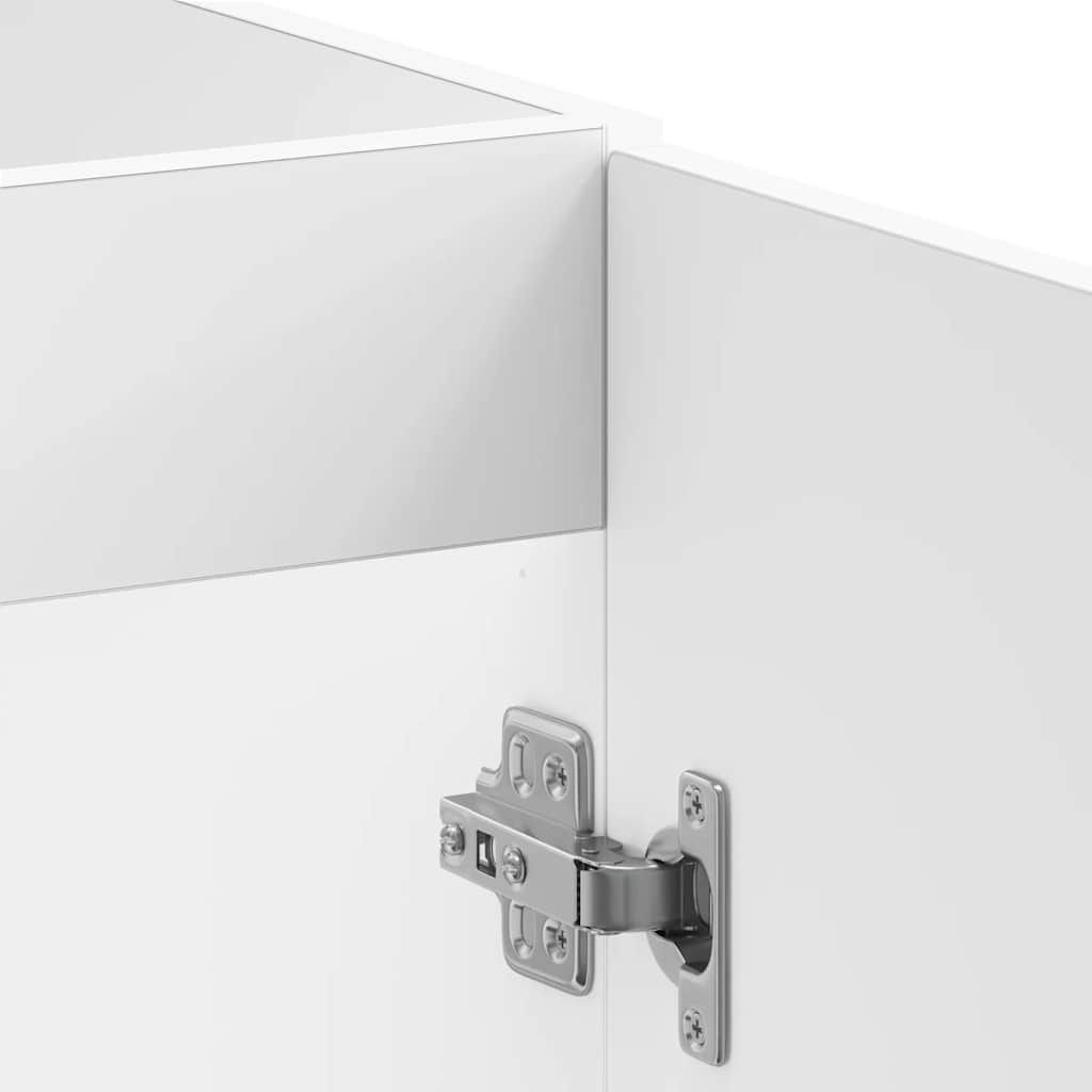 Sink base cabinet Kalmar White 80x46x81.5 cm wood material