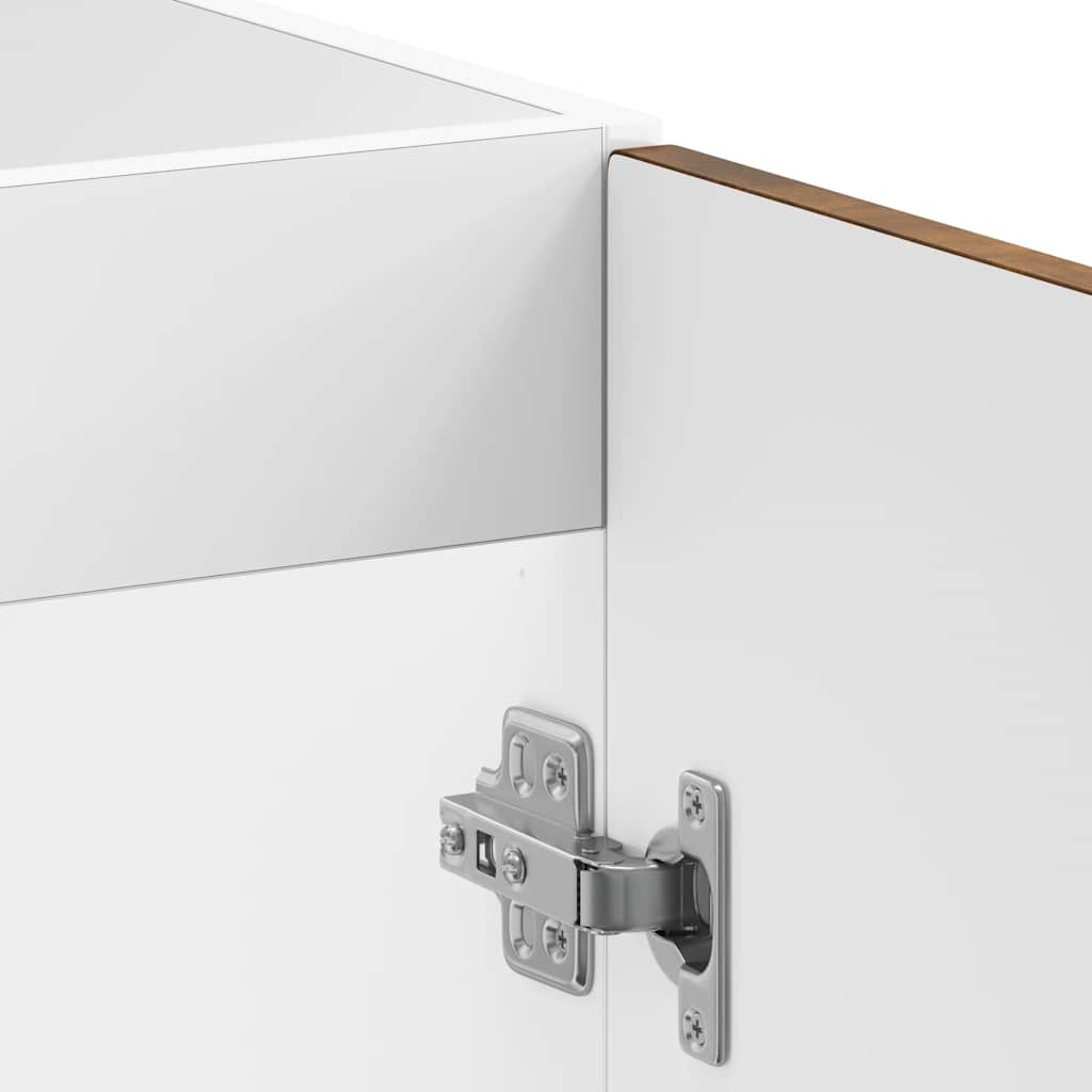 Sink base cabinet Kalmar smoked oak 80x46x81.5 cm
