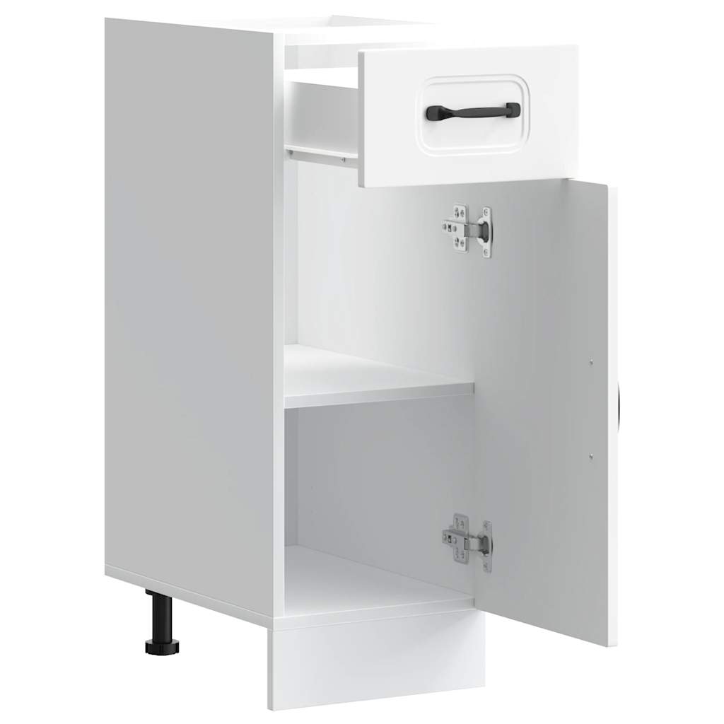 Kitchen base cabinet Kalmar White wood material