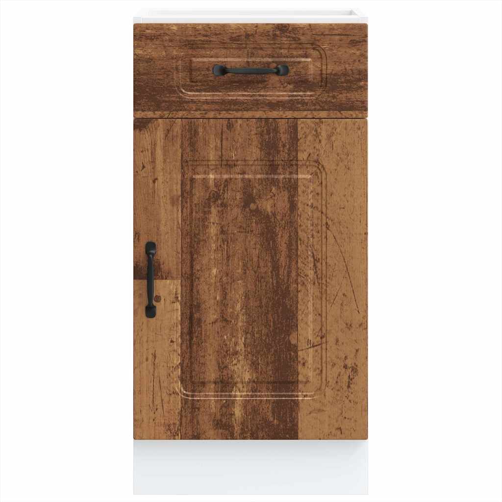 Kitchen base cabinet Kalmar old wood look wood material