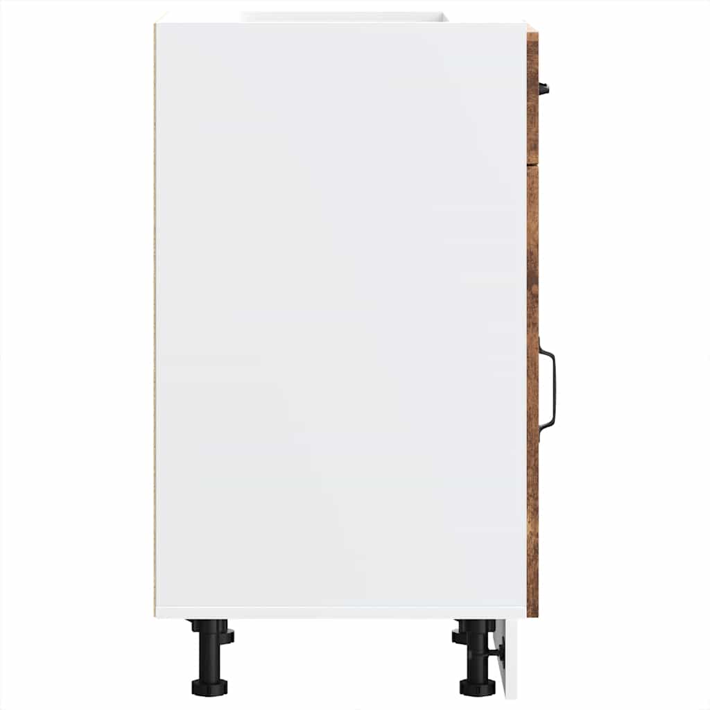Kitchen base cabinet Kalmar old wood look wood material