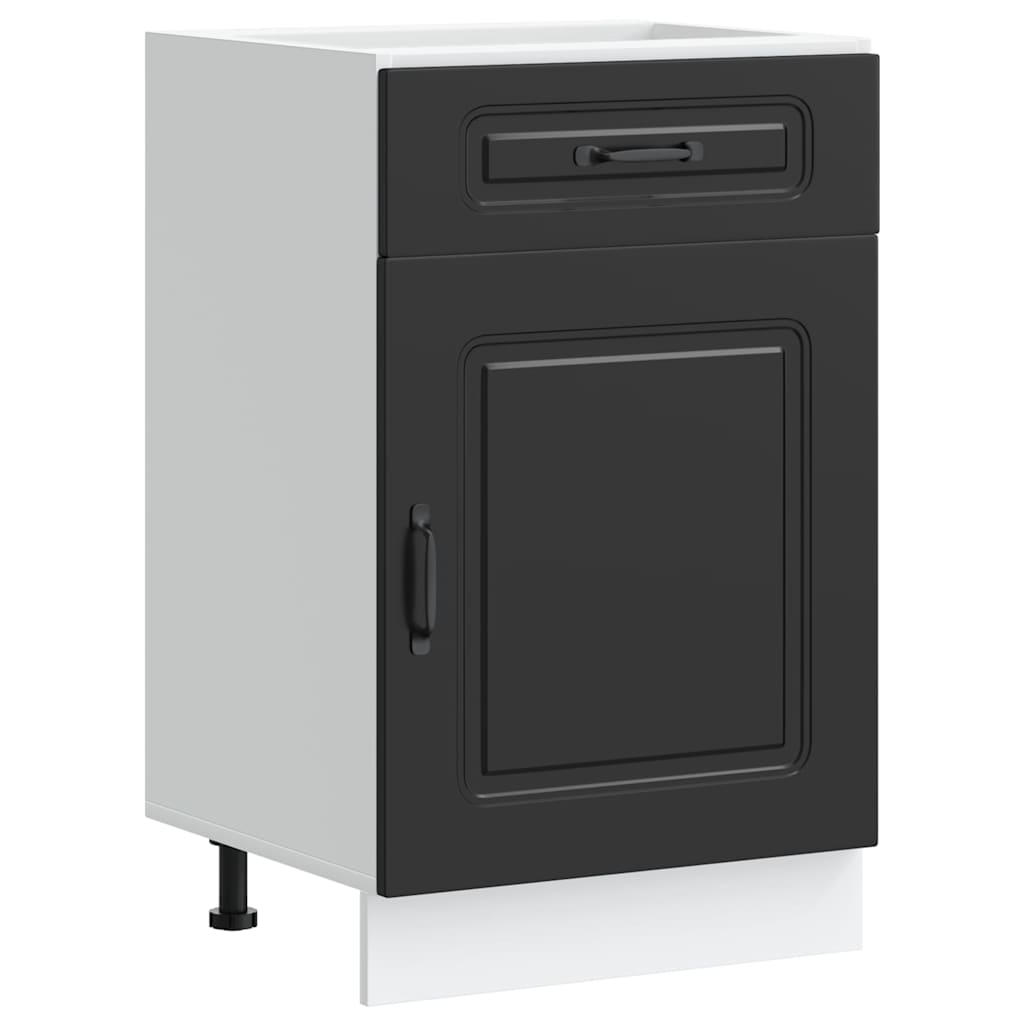 Kitchen base cabinet Kalmar Black wood material