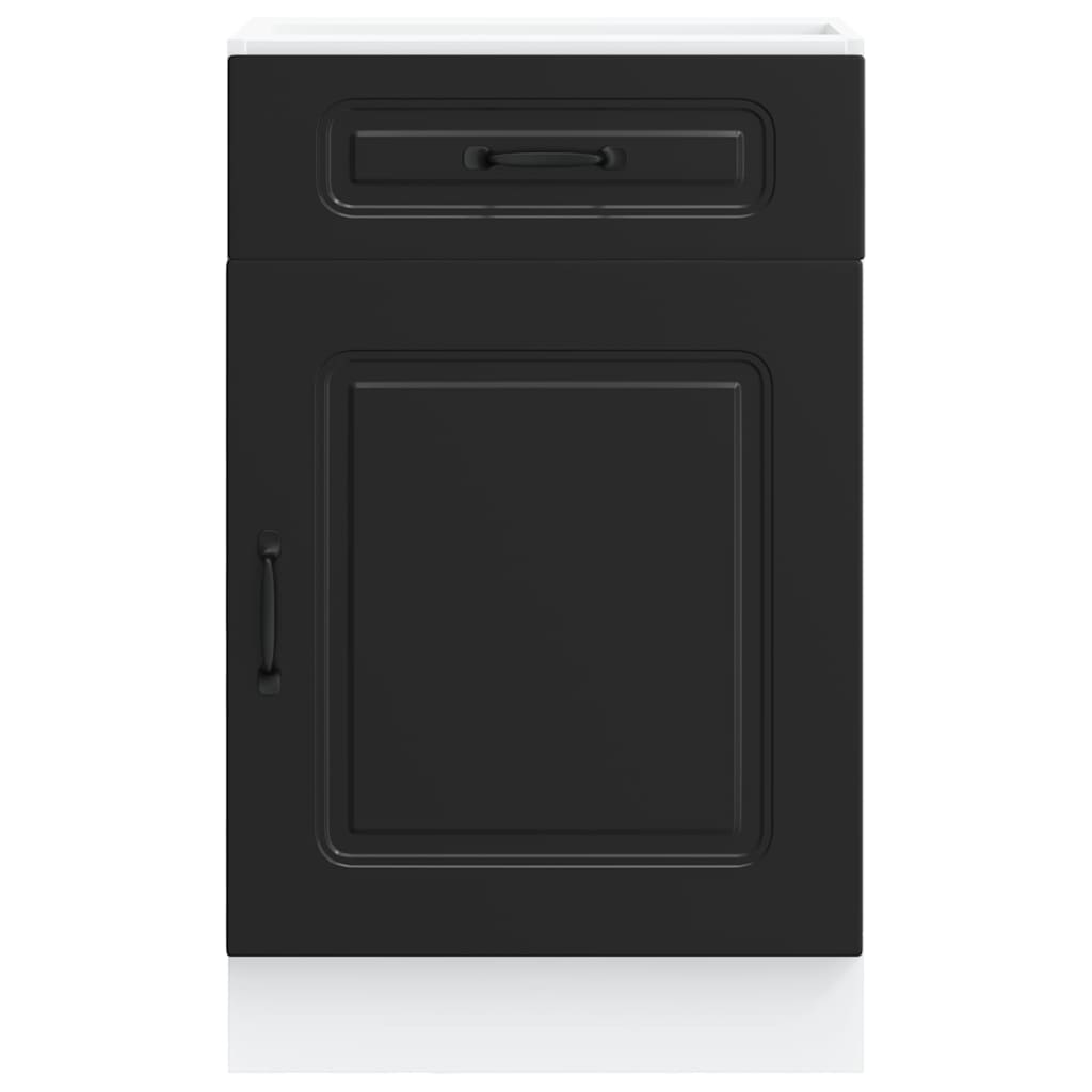 Kitchen base cabinet Kalmar Black wood material